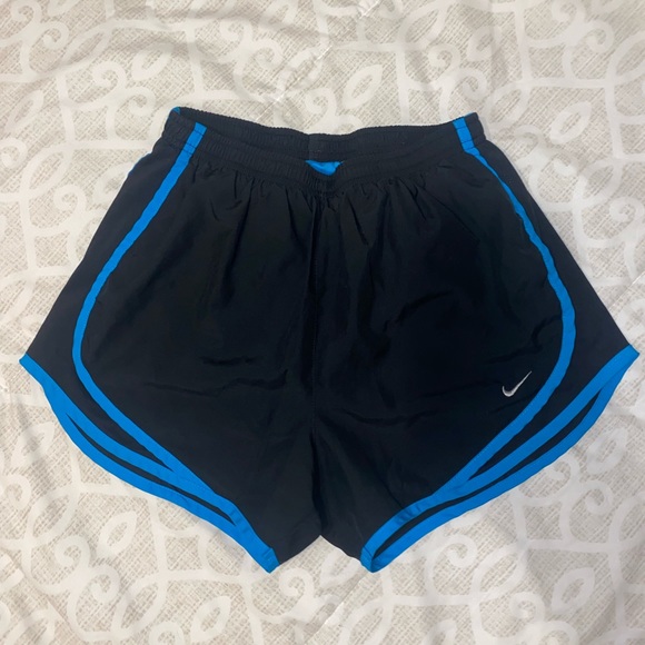 Nike Pants - Blue and black Nike shorts small